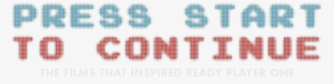 Press Start To Continue - Graphics