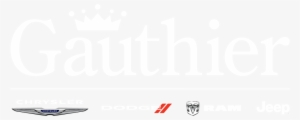 Excellent Gauthier Chrysler Dodge Ram Jeep Logo With - Santander Logo Black White