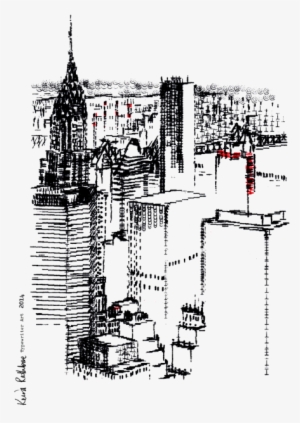 Sportgrey 1hour Looking Out Of A 74th Floor Window - Diagram