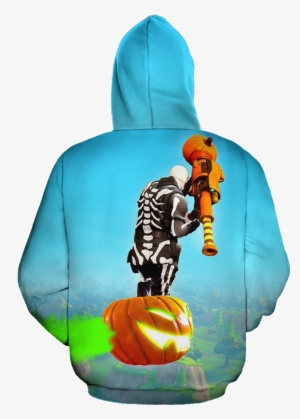 Fortnite Skull Trooper 3d Hoodie - Hoodie