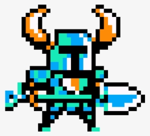 Shovel Knight - Shovel Knight Pixel Art - 1200x1200 PNG Download - PNGkit