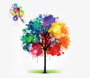 Graphic Design - Splat Color Wheel