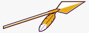 Gold Purple Spear Image - Spear Clipart