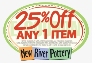 E-coupon - New River Pottery