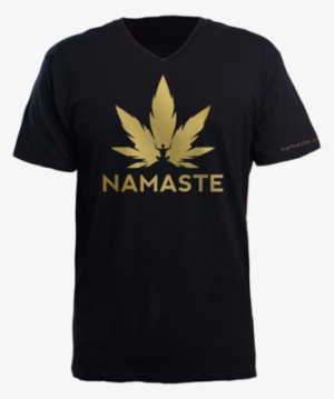 Namaste Shirt Black & Gold - Men's Columbus Crew Sc Adidas Soccer Graphic T-shirt
