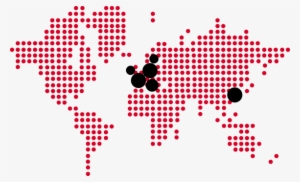 Mapok - Dotted World Map