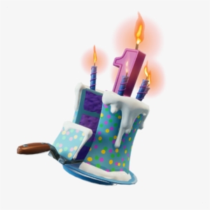 File - Birthday Cake - Back Bling - Fortnite - Fortnite Birthday Cake Back Bling