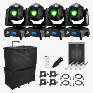 American Dj Focus Spot Two High Powered 75w Led Moving - (4) American Dj Focus Spot Two High Powered 75w Led