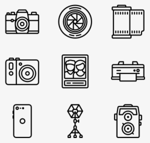 Camera And Accesories - Camera Line Icon
