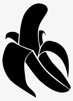 Banana Black Banana Banana Vector - Banana Vector Black And White