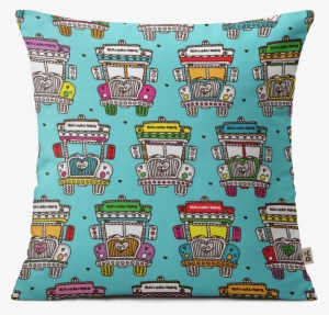 Dailyobjects Indian Truck 12" Cushion Cover Buy Online - Wallpaper