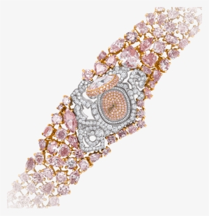 12 14 738 Fancy Cut Pink Diamond Watch 2 Angle Copy