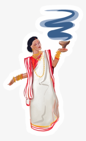 Dhunuchi Dance Sticker - Dhunuchi Dance Png