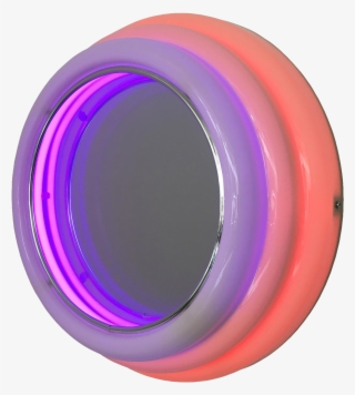 Circle Neon Light Png - Mirror