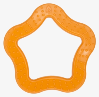Anneau De Dentition Orange Et Vert 0m - Bioserie - Kousátko - Oranžová Hvězda