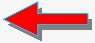 Arrow Left - Red Arrow Facing Left