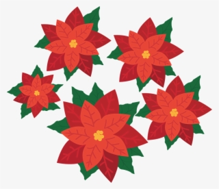Christmas Flowers Clipart 2, Buy Clip Art - Clip Art Poinsettia