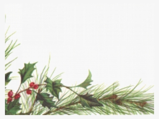 Christmas Holly Graphics - Garland Clip Art Border