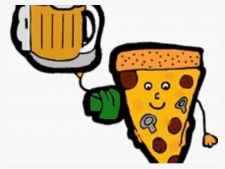 Pizza Clipart Beer - Pizza And Beer