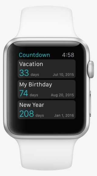 Countdownstar Applewatch Events En - Apple 42mm Sport Band
