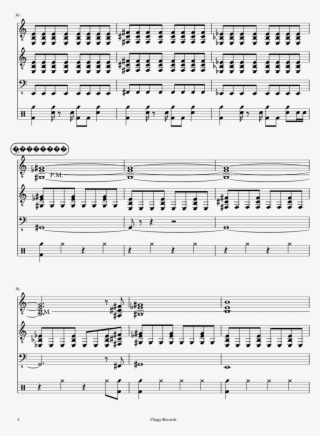 Protest Slide, Image - Sheet Music