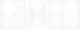 Oblivion Logo Black And White - Hotel Indigo Logo White