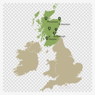 British Isles Silhouette Clipart United Kingdom British - Uk And Ireland