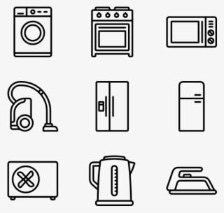 Home Appliance Set - Home Appliances Vector Png