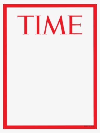 Use The Transparent Template To Place Photo Behind - Time Magazine