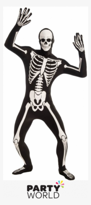 Male Skeleton Bodysuit Costume