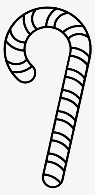 Christmas Snowflake And Candy Cane Png Photo - Christmas Candy Cane Outline