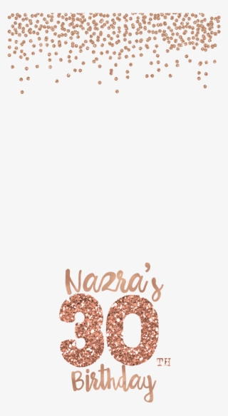 I Also Created A Snapchat Sign That I Printed And Placed - Transparent Birthday Snapchat Filters