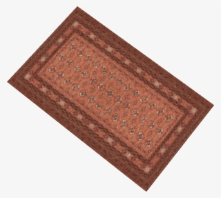 Auto Loomed Orange Rug - Floor