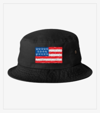 American Flag Bucket Hat - Fedora