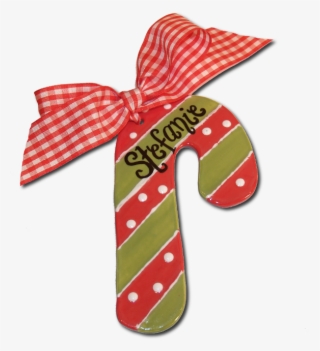 Christmas Candy Cane Ornament - Paper