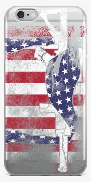 Iphone Case With American Flag And Rifle Arms Evolve - Mobile Phone Case