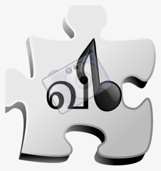 Music Icon - 3d Puzzle Piece Png