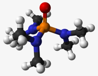 Hexamethylphosphoramide From Xtal 3d Balls - Water Molecule