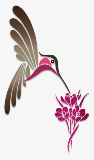 Humming Birds Illustration Art & Islamic Graphics Bird - Address Example