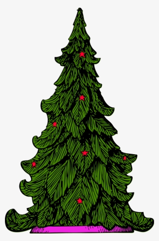 Vector Clip Art - Christmas Tree Clip Art