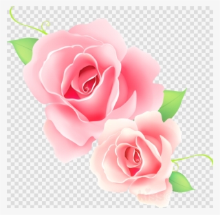 Download Flor Rosa Vetor Png Clipart Rose Rose Drawing - Deardeer 4 Sheets Colorful Temporary Tattoos Waterproof