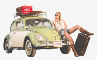 Beetle Girl Retro - Volkswagen Retro