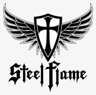 Steel Flame Logo Wings - Steel Flame Logo