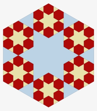 Fractal-plot - Grandmother's Flower Garden Quilt Pattern Variations