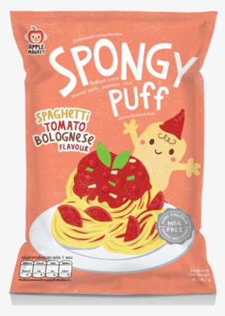 As We Sprinkle Real Fruit, Vegetable, And Other Necessary - Apple Monkey Spongy Puff