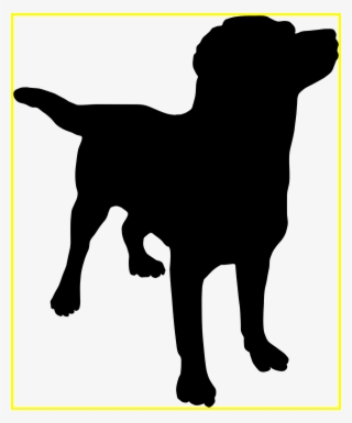 Clipart Black And White Library Shocking Silhouette - Dog Silhouette No Background