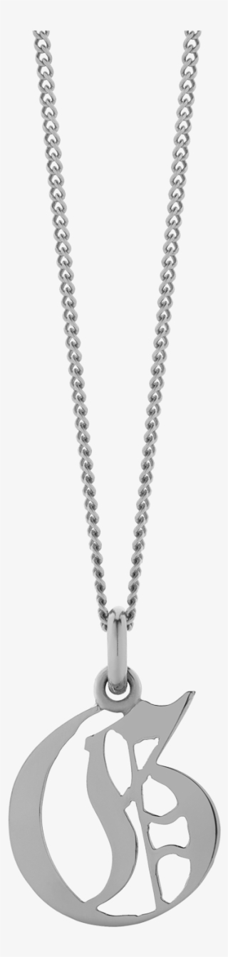 Large Capital Letter Necklace - Custom Bicycle Handlebars