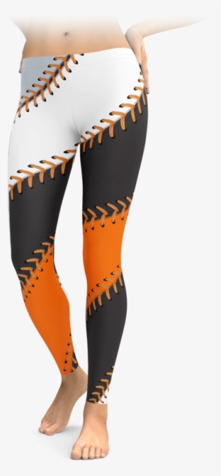 San Francisco Baseball Stitch Leggings - Native Pride - It's All Indian Land
