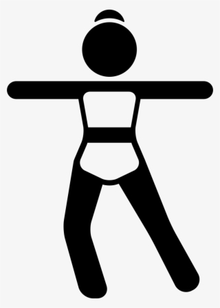 And Flexing One Leg Svg Png Icon - Vector Piernas Abiertas Png