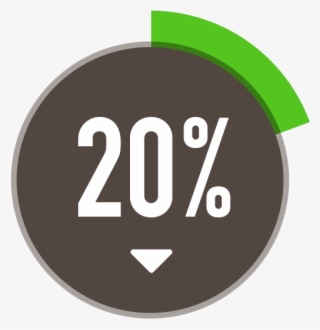 20 Percent Icon - Discounts And Allowances
